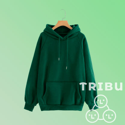 Hoodie verde oscuro