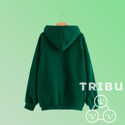 Hoodie verde oscuro