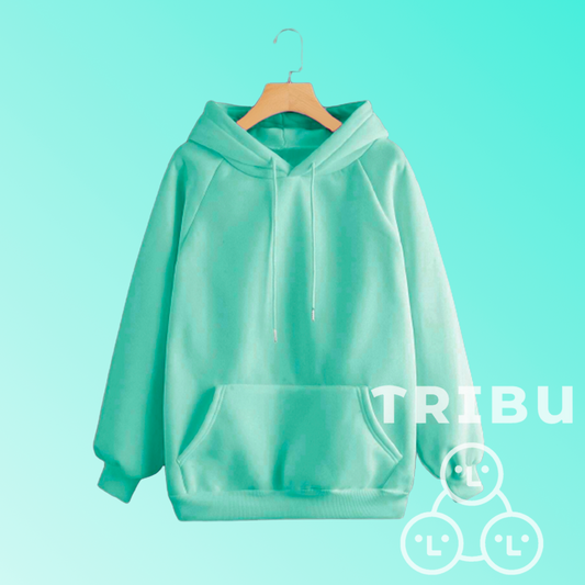 Hoodie Verde menta